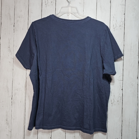 Life Is Good Women's Blue Graphic Crusher T-shirt I'm Here For The Bourbon XXXL. - Picture 7 of 7